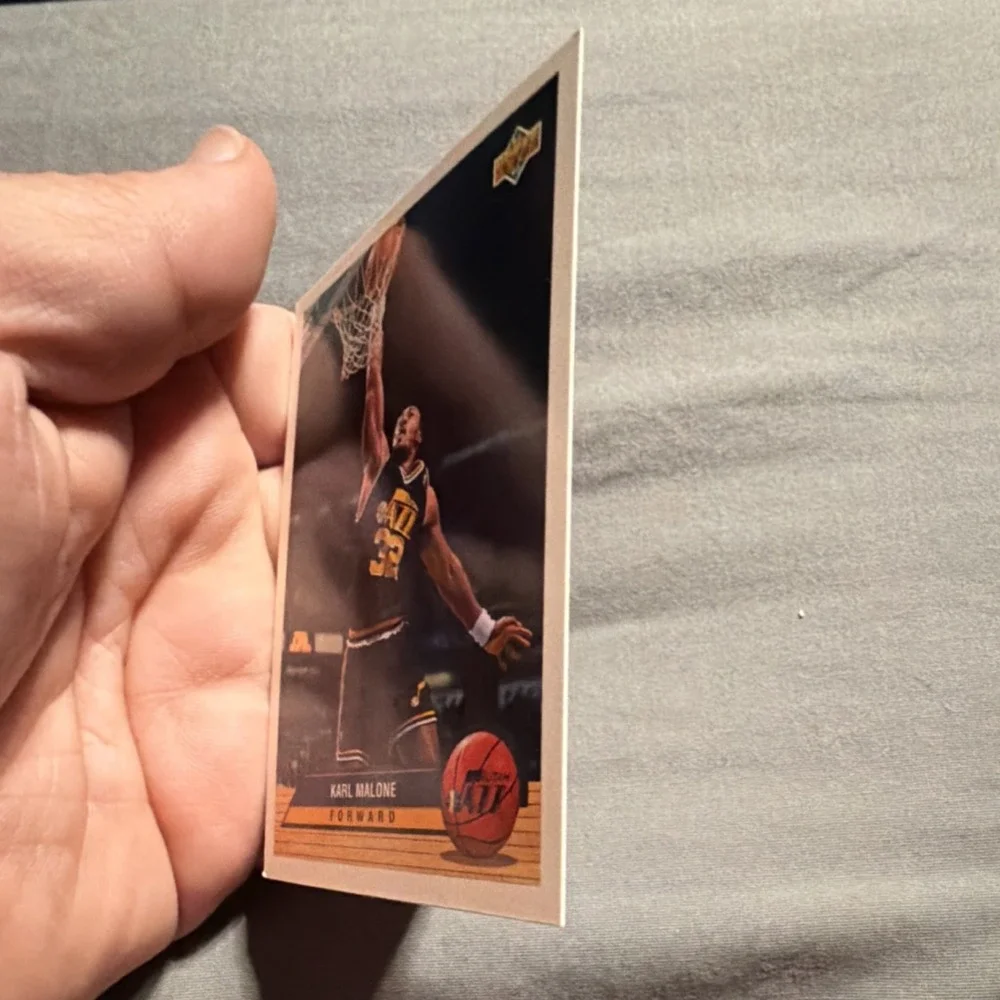 Upper Deck 1992-93 McDonald's Karl Malone #P40 Utah Jazz Basketball Card NBA